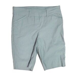 Hilary Radley Shorts Womens Size XS Solid All Green Pull On Comfort Stretch